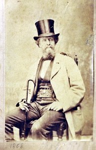 Carte de visite de Dickens de Unbekannt