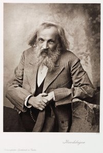 Dmitri Ivánovich Mendeléyev, químico ruso, c 1905