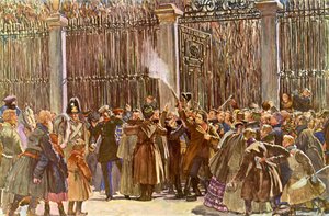 El intento de asesinato de Alejandro II por Dmitri Karakozov de Unbekannter Künstler