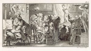Clase de Dibujo, ilustración de 