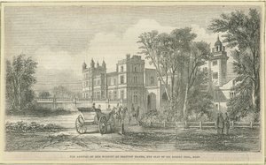 Drayton Bassett - "Drayton Manor": grabado en madera, s.f. [?siglo XIX]