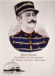 Asunto Dreyfus : la verdad corre, principios del siglo XX (grabado) de Unbekannter Künstler
