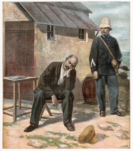Caso Dreyfus. 1896 (grabado) de Unbekannter Künstler