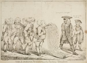 La petición de los cirujanos o los barberos triunfantes, 7 de agosto de 1797 de Unbekannt