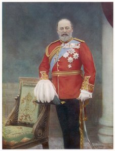 Eduardo VII (1841-1910) Rey de Inglaterra en 1901-1910, foto de Downey de Unbekannter Künstler