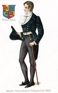 Dandy inglés 1800 de Unbekannter Künstler