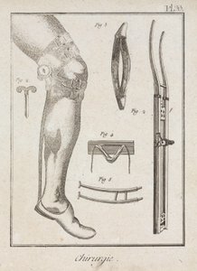 Equipamiento, Soportes quirúrgicos de la Edad Moderna de Unbekannt