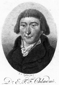 Ernst Florens Friedrich Chladni, físico alemán de Unbekannt