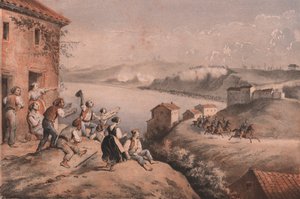 Escape del General Lamoriciere, sitio de Ancona de William M. Timlin