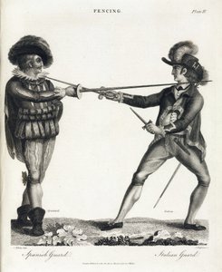 Esgrima: la guardia española y la guardia italiana