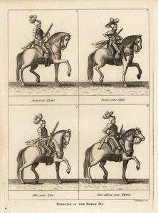 Ejercicio del caballo de Unbekannt