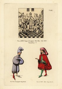 Modas extravagantes del siglo XIV en Inglaterra