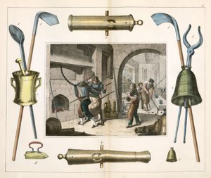 Fabricación, Armas y Armamentos El fundador de campanas de Unbekannt