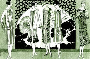 Moda: vestidos en mayo de 1925 de Unbekannter Künstler