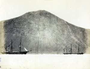 Rápido desde la banquisa, bajo el cabo Prescott, bahía Franklin Pierce (Canadá) de Unbekannter Künstler