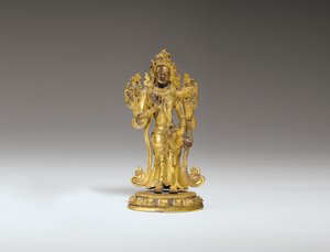 Figura de un Bodhisattva, siglos XVIII-XIX de Unbekannt