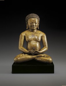 Figura de un yogui sentado, posiblemente Padampa Sangye, siglo XI-XII de Unbekannt