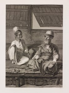 Figuras de Abisinia y Constantinopla de Unbekannt