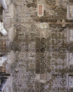 Piso de la Basílica cristiana temprana de Aquileia, Udine de Unbekannt