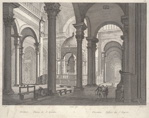 Florencia: Iglesia del Espíritu Santo (Firenze. Chiesa di S. Spirito)