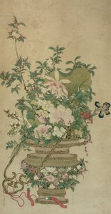 Flores de las cuatro estaciones, dinastía Qing, siglo XVIII-XIX de Unbekannt