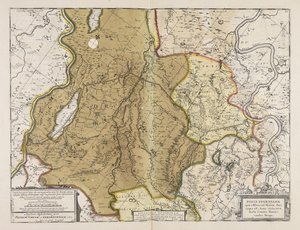 Fossa Eugeniana quae a Rheno ad Mosam duci coepta est anno MDCXXVII ductu comitis Henrici vanden Berge de Unbekannter Künstler
