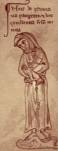 Franciscano - a partir de un dibujo de Matthew Paris de Unbekannter Künstler