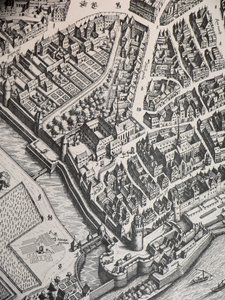 Monasterio carmelita de Fráncfort 1628 de Unbekannter Künstler