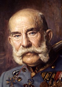 Francisco José de Habsburgo, hacia 1910 (ilustración) de Unbekannter Künstler