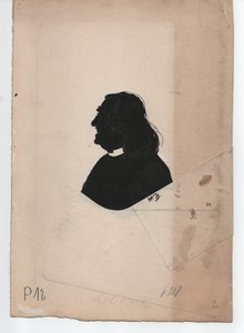 Franz Liszt (1811-1886) (c. 1850, silueta)