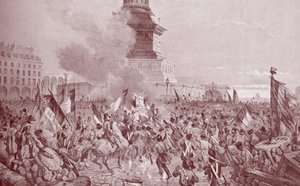 Revolución Francesa de 1848 (grabado) de Nicolas d