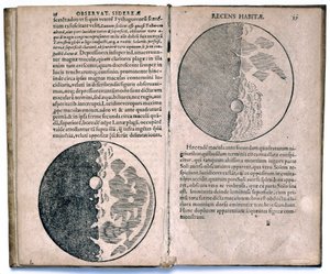 Observaciones de Galileo sobre la Luna