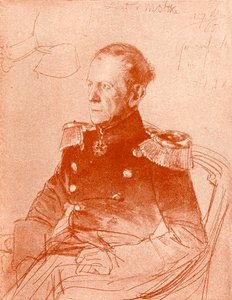 General Jefe de Estado Mayor Conde Helmut von Moltke de Unbekannter Künstler