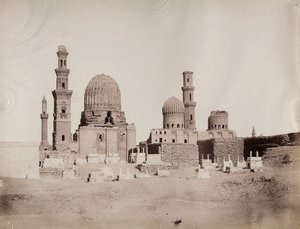 Vista general de las tumbas de los mamelucos, El Cairo de Unbekannter Künstler