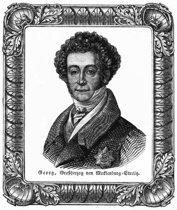 Georges de Mecklembourg Strelitz (1779-1860) - Jorge, gran duque de Mecklemburgo-Strelitz, ilustración de : " Das Pfennig Magazin " , Nr. 223, 8. Julio 1837 de Unbekannter Künstler