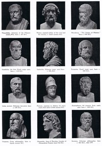 Grandes de la Historia Griega, ilustración de 