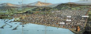 Grecia, Salónica: vista de la ciudad y el golfo de William M. Timlin