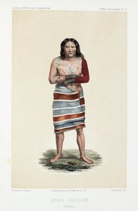 Indio Guaycurú, Paraguay, c. 1843-1847