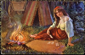 Gitana adivina de Unbekannter Künstler