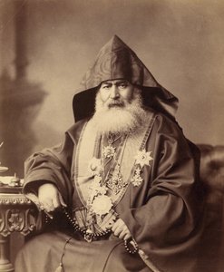 Harootiun Vehabedian, el Patriarca Armenio de Jerusalén, 1900-10 de Unbekannt