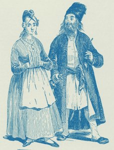 Hassid y esposa, principios del siglo XIX
