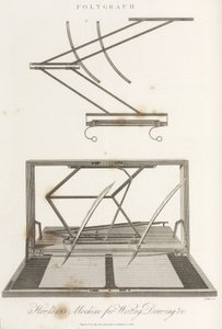 Máquina de Hawkins para escribir, dibujar, etc. de Unbekannt
