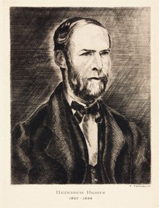 Heinrich Hertz, físico alemán, finales del siglo XIX de Unbekannt