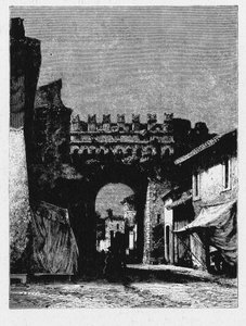 Historia de la Antigua Roma. La Porta Settimiana es una puerta en la Muralla Aureliana en Roma