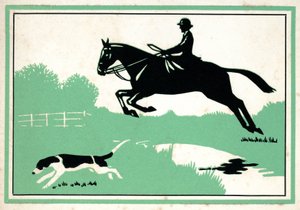 Montar a caballo de Unbekannter Künstler