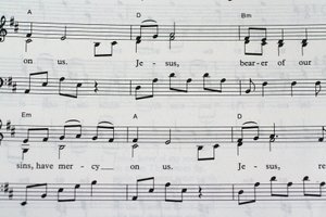 Partitura de himno, Londres, Gran Bretaña