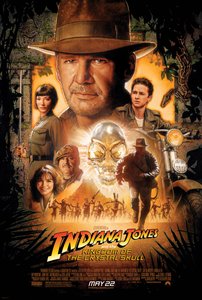 Indiana Jones y el Reino de la Calavera de Cristal de Steven Spielberg, 2008 (póster) de Unbekannter Künstler