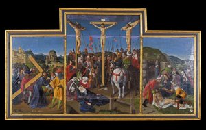 Indre & Loire N* 173 - Castillo de Loches - El retablo de la crucifixión - Escuela de Jean Fouquet - 1485 de Unbekannt