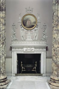Interior del Marble Hall, Kedleston Hall, Derbyshire de Unbekannt