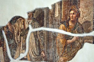Mosaico de la Ceremonia Isíaca, de Vakto, Turquía de Unbekannt